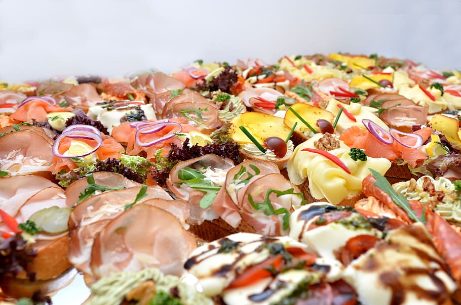 foto de close-up, nachos, pão, rolo, alimentos, comer, comestível, lanche, sanduíche, rolos coloridos