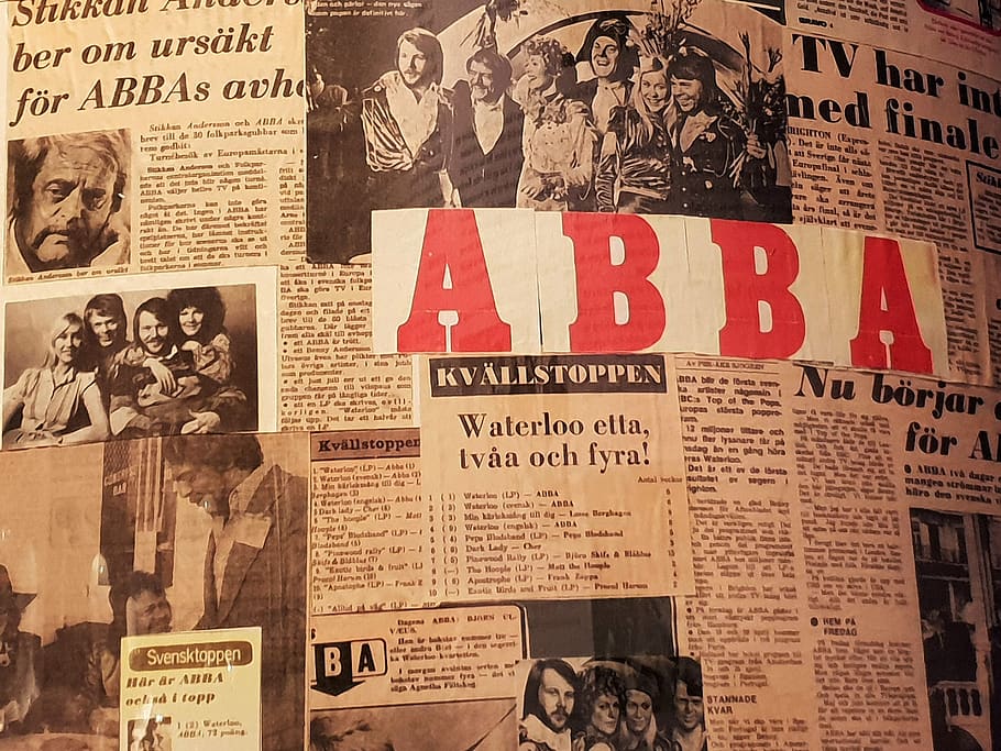 pop, abba, band, ad, success, press, events, singing, background, musicians