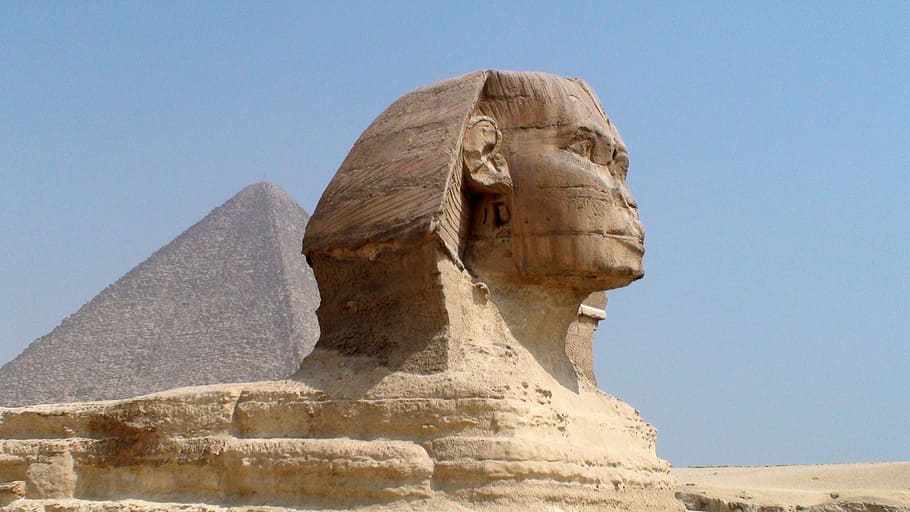 esfinge, egito, fotos, domínio público, estátua, a esfinge, pirâmide, grande pirâmide, cairo, cultura egípcia