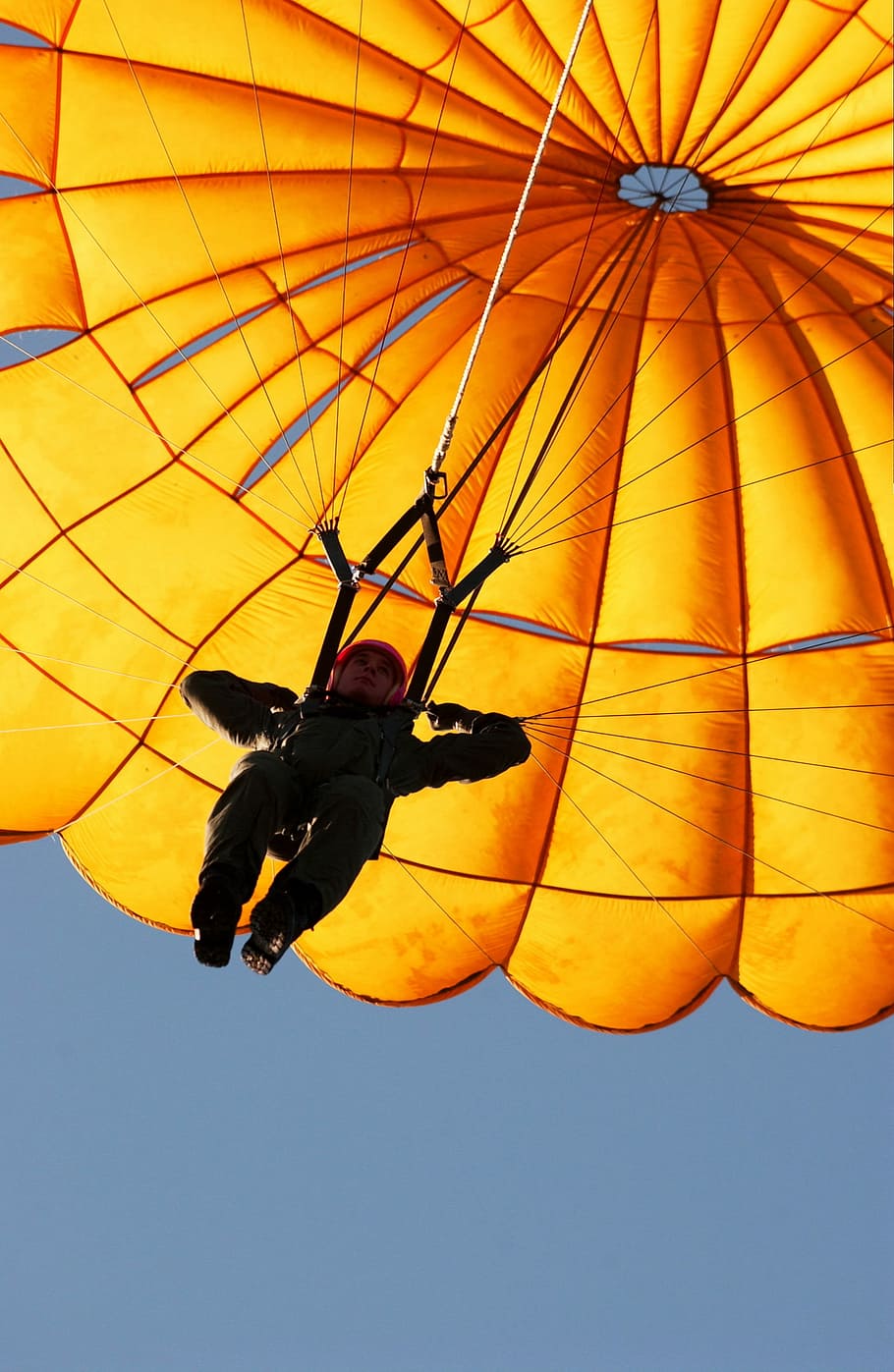 Parasailing, Parachute, Fly, Tether, sky, tow, dom, canopy, harness, equipment