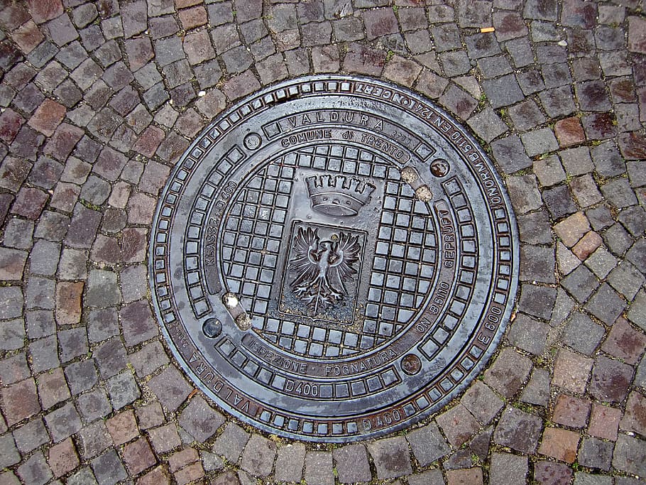 manhole covers, blanket, coat of arms, road bay, cast iron, patch, geometric shape, circle, pattern, shape