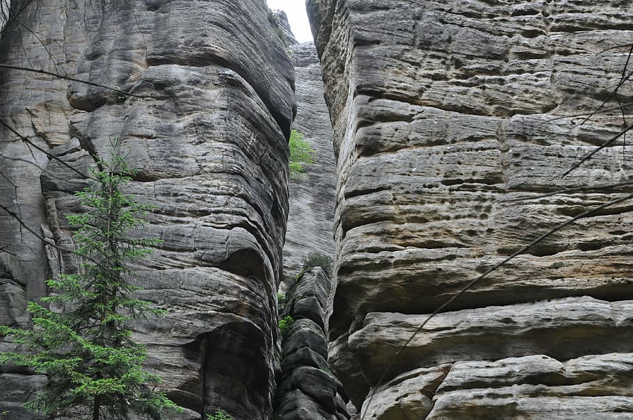 rochas, arenito, natureza, república checa, Rocha, sólido, Rocha - objeto, formação rochosa, Vista de ângulo baixo, ninguém