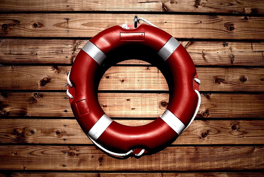 red, white, life, buoy, lifesaver, life buoy, safety, rescue, ring, help