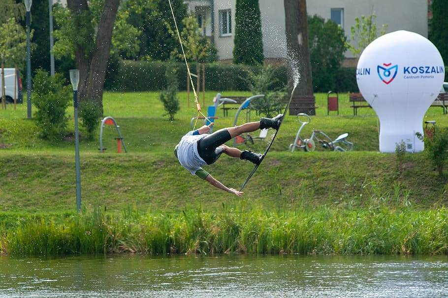 wake, wakeboard, wakeboarder, wakeboarding, action, active, activity, board, competition, equipment