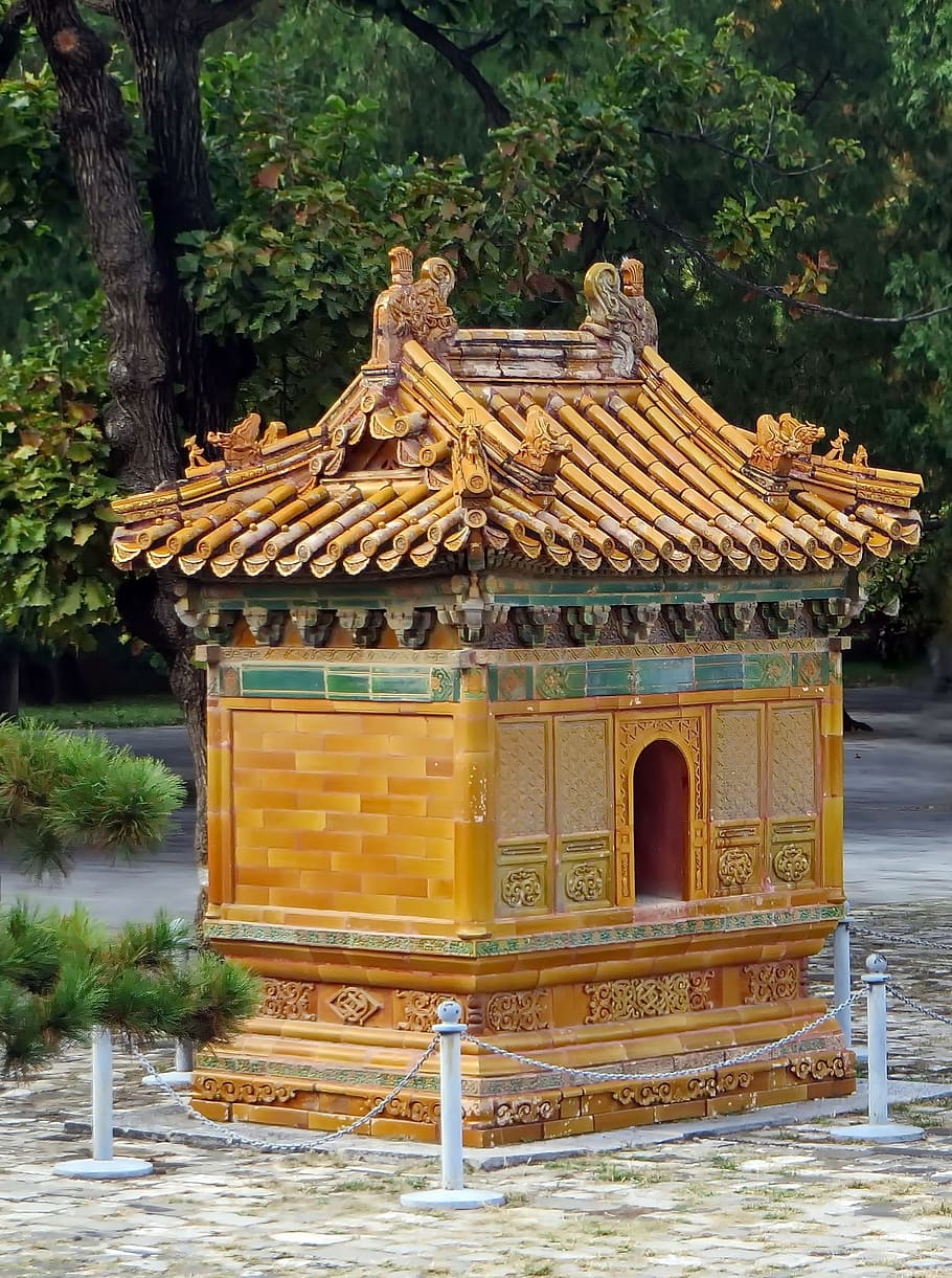 China, Pekin, Beijing, Summer Palace, pavilion, doré, chinese architecture, architecture, wood - material, day