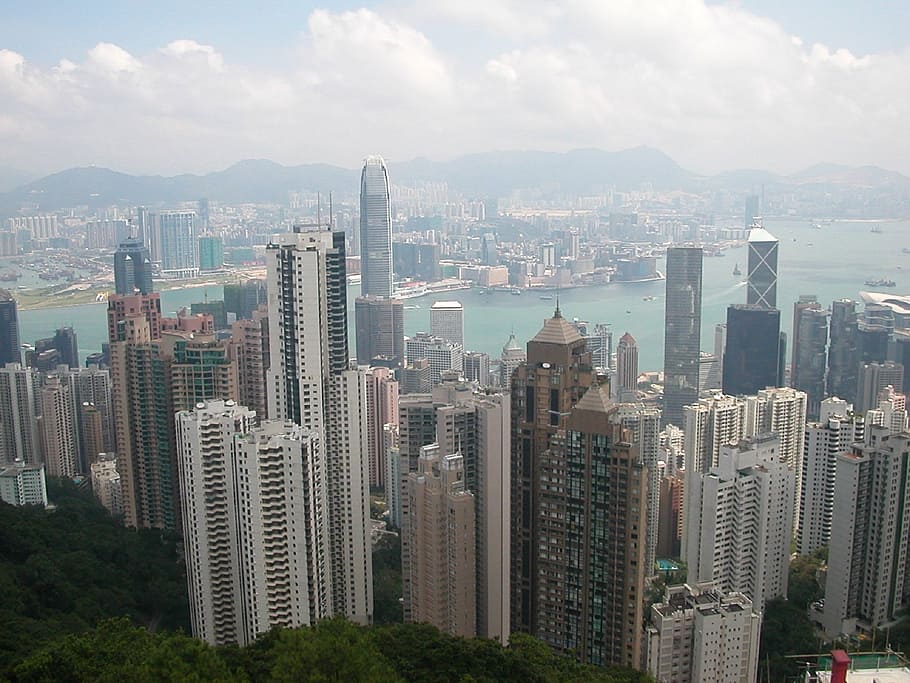 hong kong, ciudad, gran ciudad, rascacielos, china, exterior del edificio, arquitectura, estructura construida, edificio, paisaje urbano