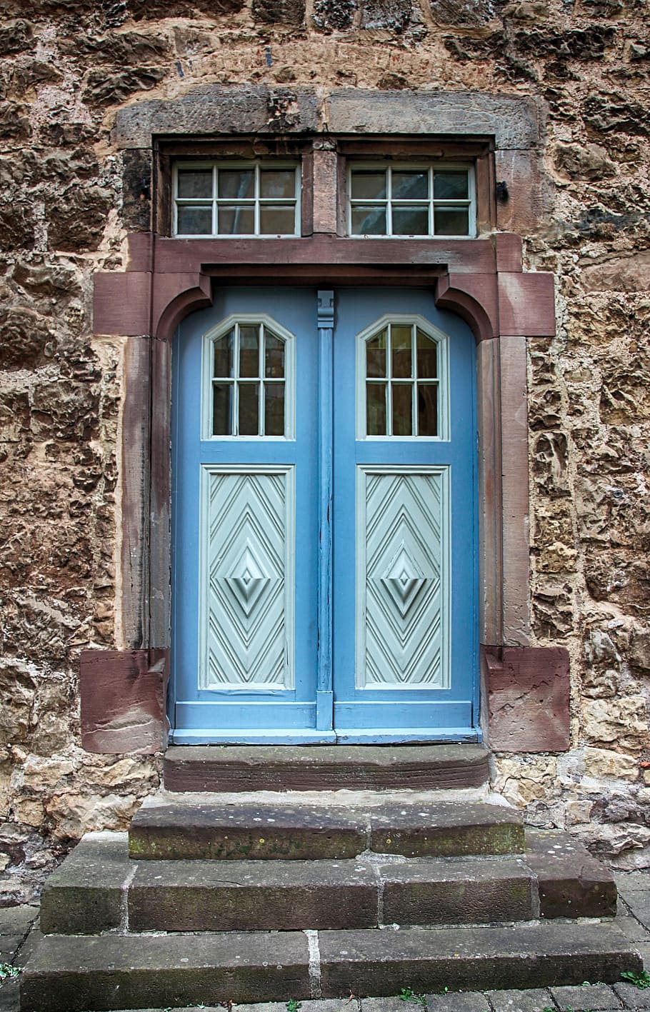 door, wooden door, oak, blue, grey, old door, input, wood, old, house entrance