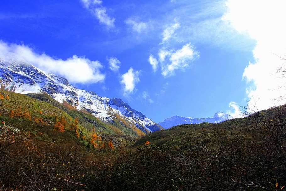 the yellow dragon, jiuzhaigou, road, travel, mountain, sky, scenics - nature, beauty in nature, cloud - sky, nature