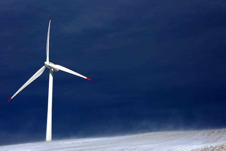 windmill, dark, mountain, air, travel, turbine, wind turbine, wind power, renewable energy, environmental conservation
