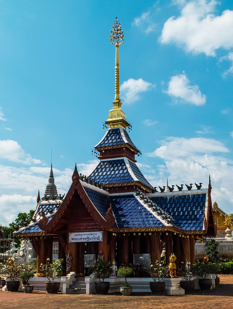 complejo del templo, templo, tailandia del norte, tailandia, budismo, arquitectura, asia, bangkok, wat, lugar famoso