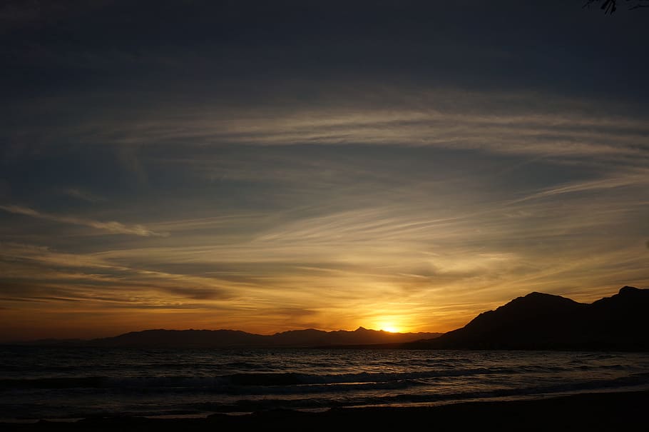 Mazarrón, Castellar, Murcia, Sunset, beach, summer, spain, sky, landscape, sea