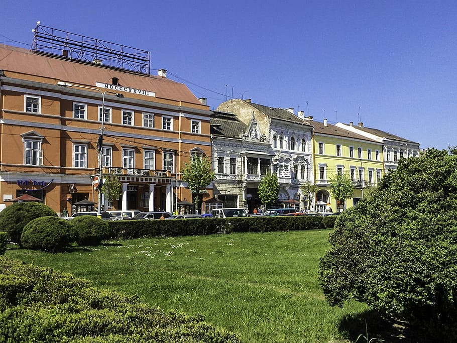 Oeste, fila, Cluj-Napoca, Rumania, foto, casas, dominio público, fila occidental, arquitectura, construcción Exterior