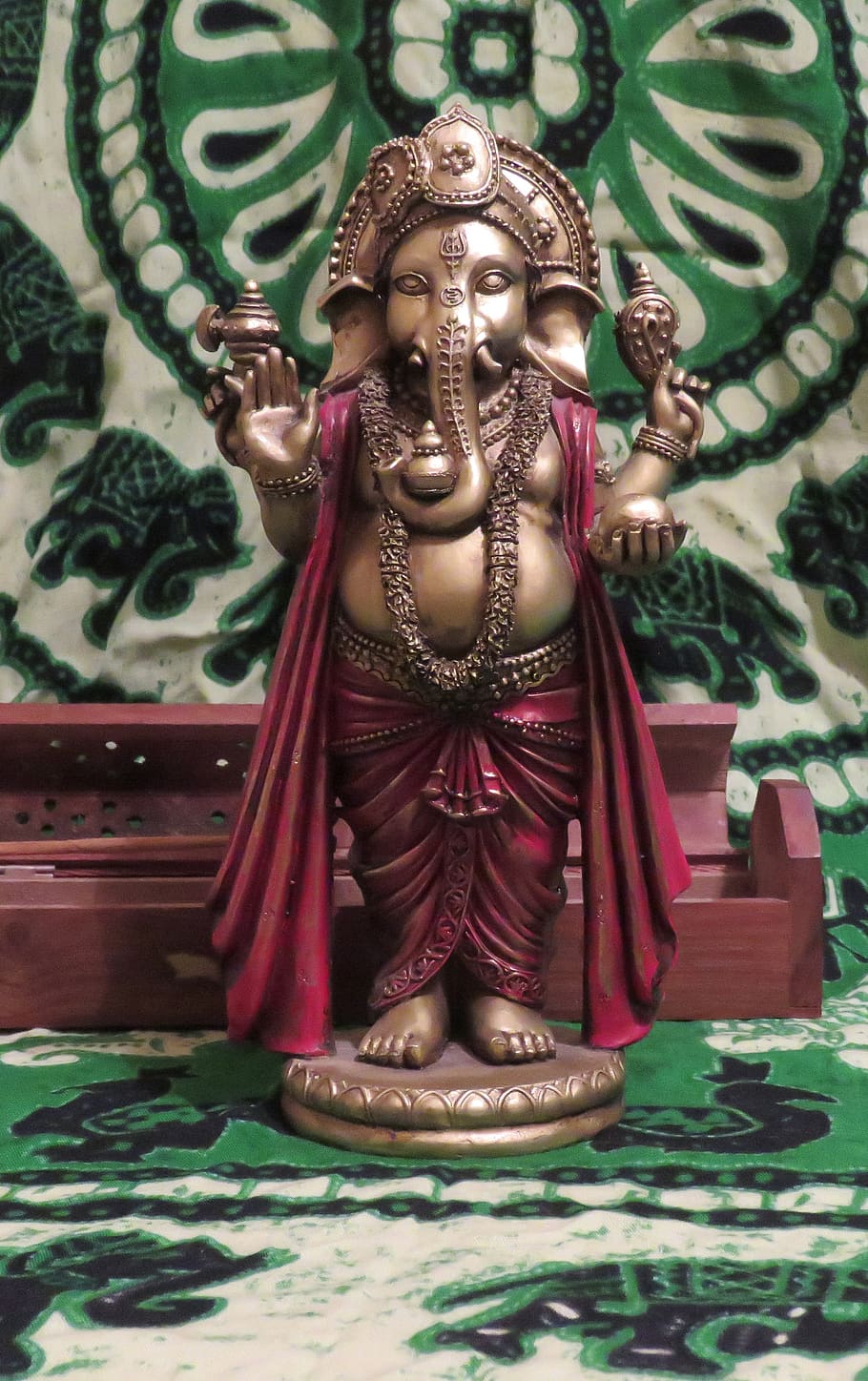 ganesha, statue, god, hindu, hinduism, religion, culture, elephant, lord, worship