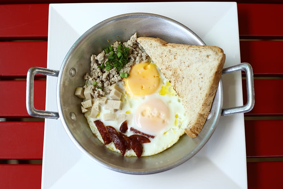 egg dish, food, when morning, food and drink, ready-to-eat, egg, freshness, healthy eating, meal, indoors