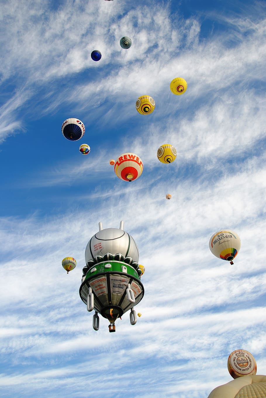 Balão de ar quente, céu, balão, passeio de balão de ar quente, queimador, passeios de balão de ar quente, iniciar, voo, decolar, colorido