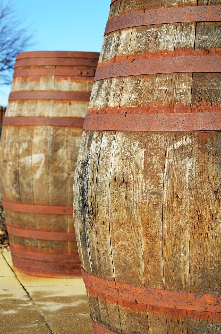 Wood, Barrels, Containers, Decorations, wood, barrels, wine, whiskey, craft, barrel, wood - Material