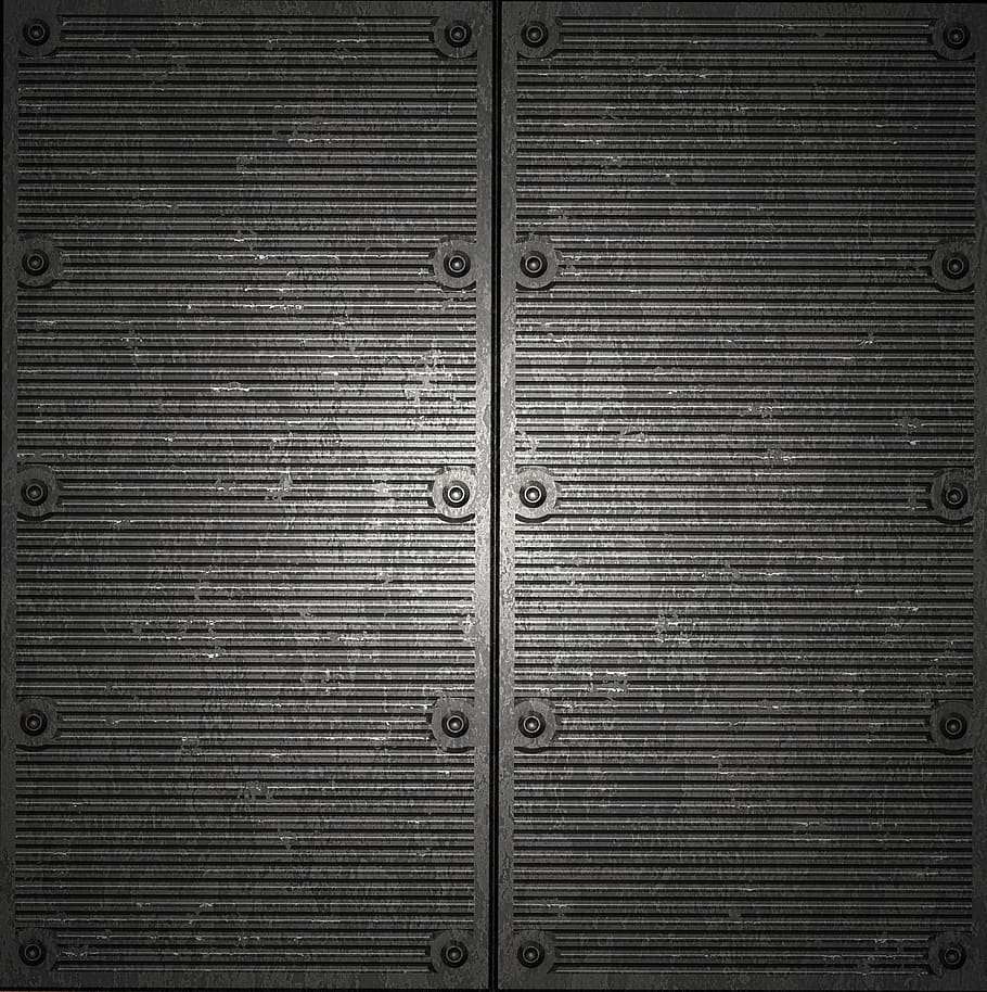 texture, door, backgrounds, metal, safety, full frame, closed, protection, security, pattern