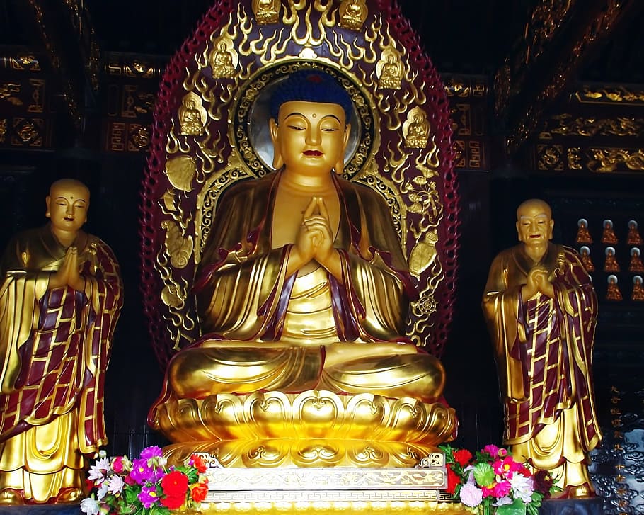 china, xian, pagoda, angsa liar, budha, kuil buddha, agama budha, patung, agama, kerohanian