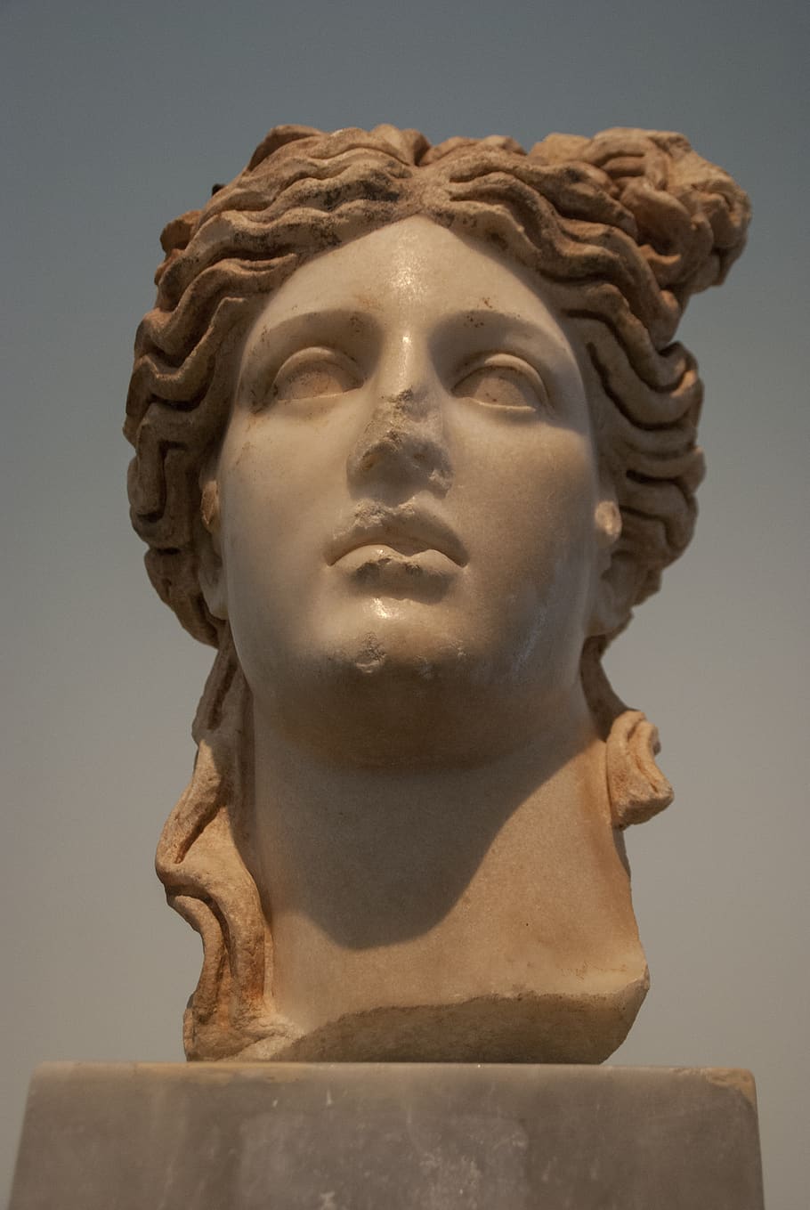 bust, sculpture, museum, rome, hellenic, turkey, excavation, art, head, face
