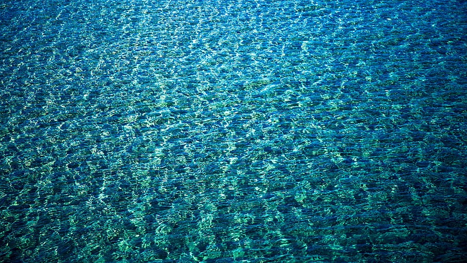 blue, green, body, water, daytime, ocean, sea, summer, backgrounds, full frame