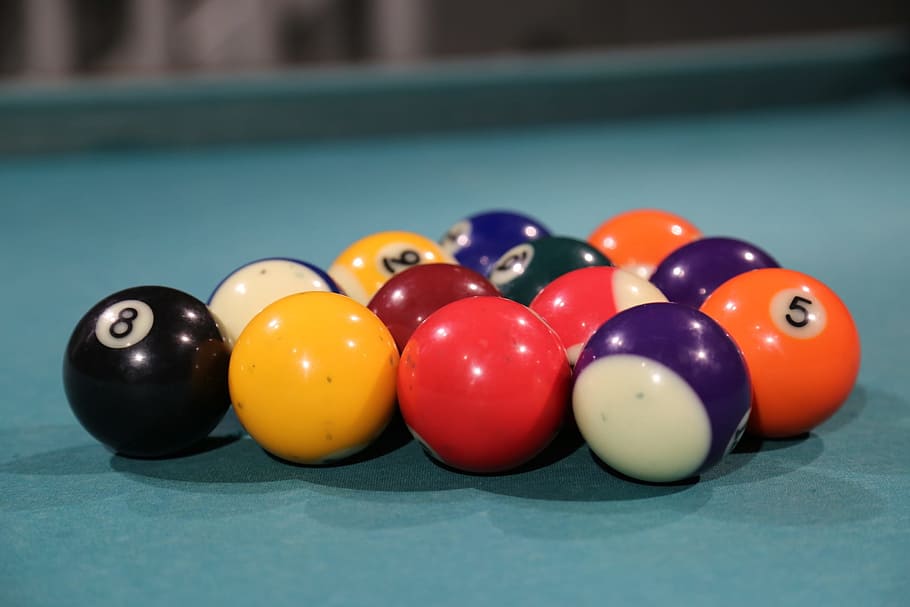 billiards, bullets, games, active, sports, overall, group, together, pool ball, sport