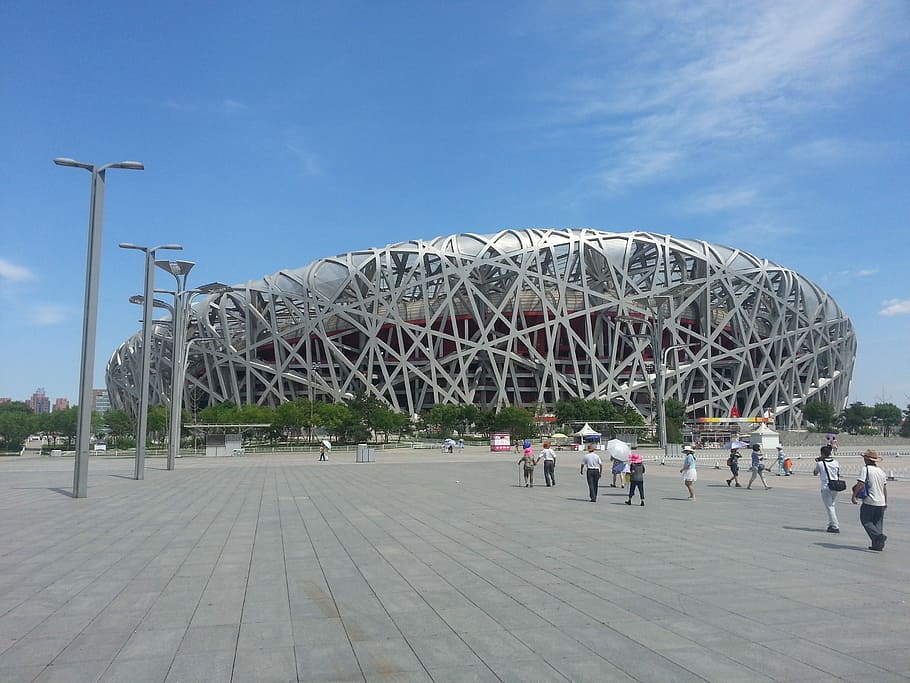 China, Beijing, Olympics, birdsnest, beijing, olympics, architecture, national, travel, asia, amusement park