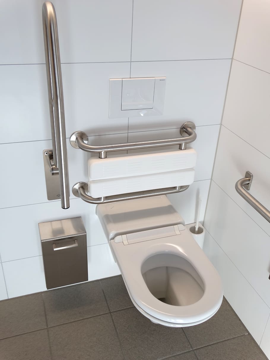toilet, wc, loo, modern, new, clean, maintained, bathroom, indoors, flooring