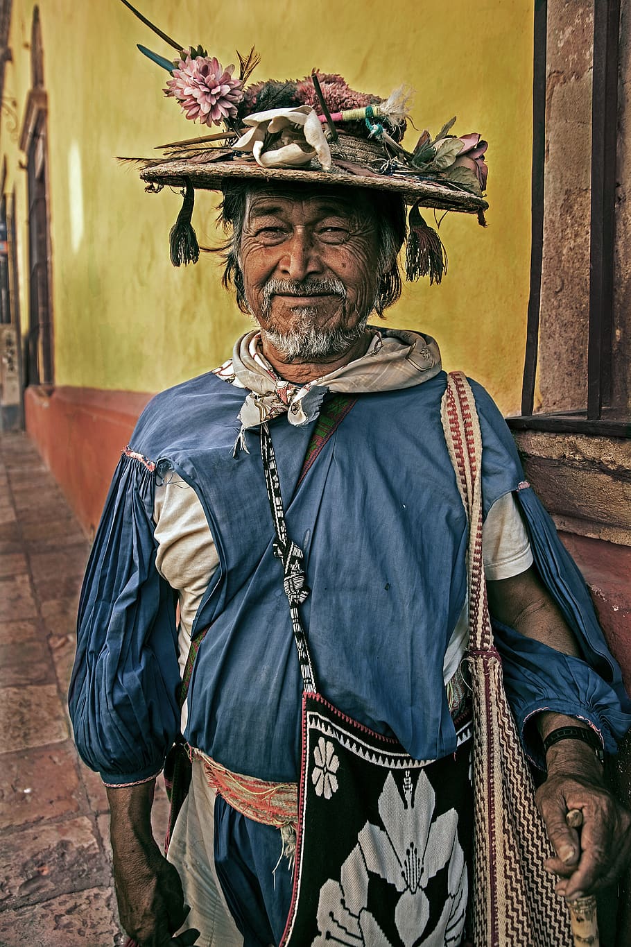 mexico, travel, mexican, scenic, inhabitants, human, old man tradition, culture, indian, colorful
