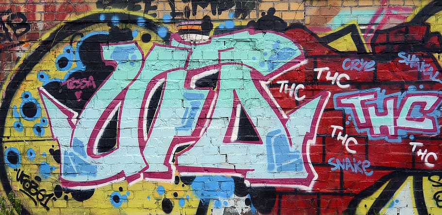 Grafiti, Seni Jalanan, Seni Urban, seni, penyemprot, mural, berlin, kreuzberg, warna-warni, dinding
