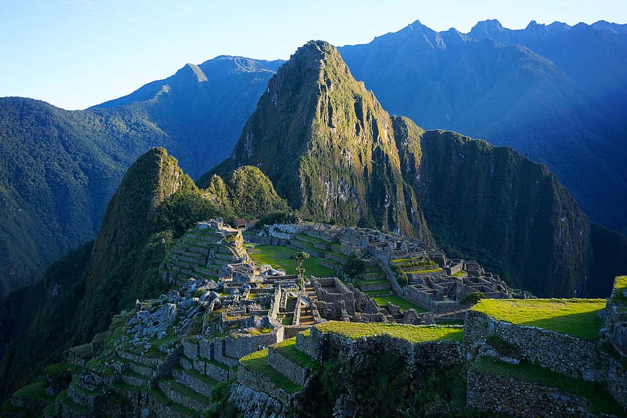 Perú, Machu Picchu, naturaleza, paisaje, montaña, inca, ciudad de Cusco, pintorescos, lugar famoso, colina