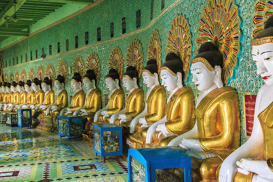 Birmânia, Myanmar, Viagem, Ásia, Turismo, paisagem, antigo, templo, marco, arquitetura