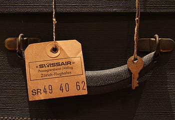 old luggage tags