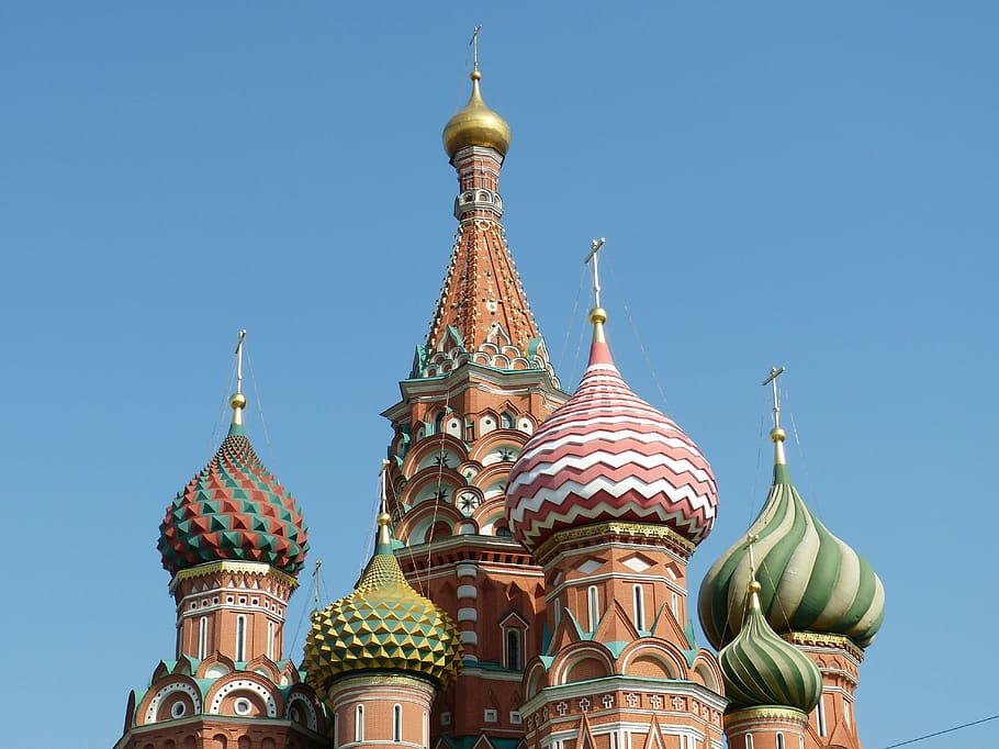 saint basil, saint basil's cathedral, orthodox, russia, moscow, red square, capital, historically, architecture, kremlin