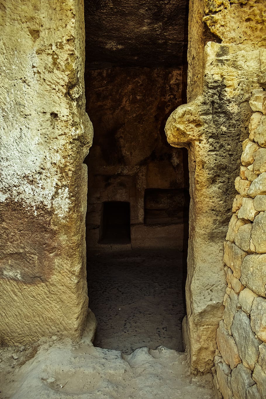 cyprus, paphos, tombs of the kings, archaeology, archaeological, historic, stone, ancient, unesco heritage site, architecture