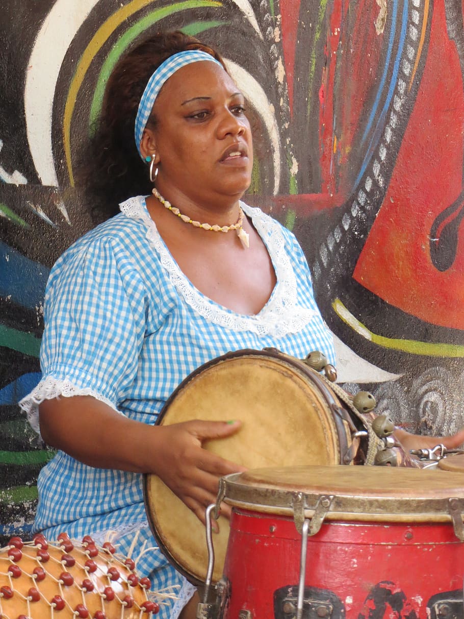 cuba, afro-cuban, latin, person, black, hispanic, drums, bongo, music, one person