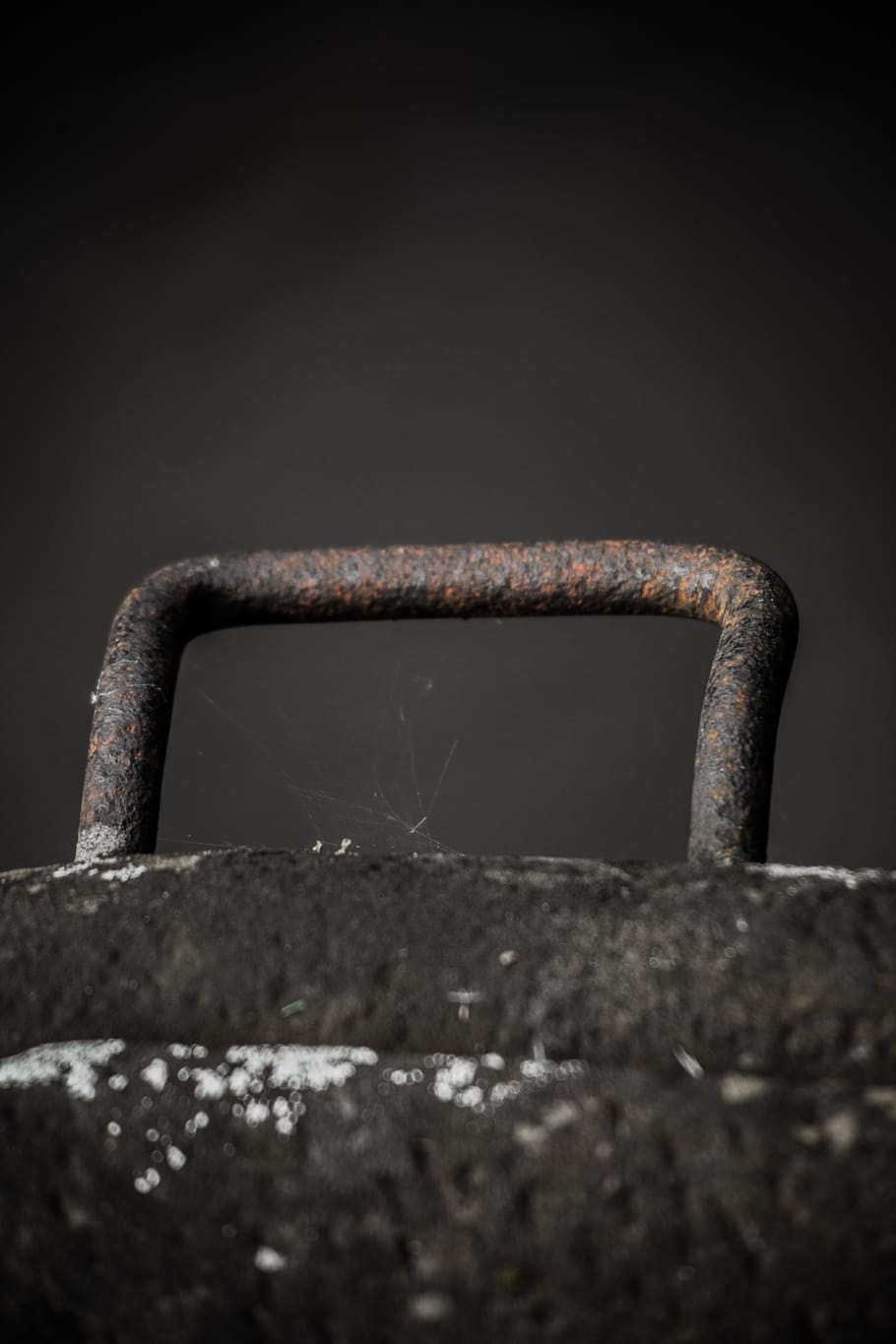 crampon, iron, bent, metal, rusted, corrosion, old, auburn, decomposition, weathered