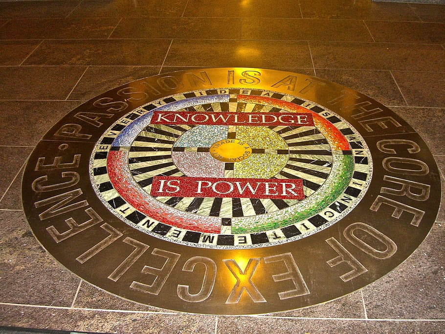 knowledge, power logo, Seal, Motto, Floor, Macro, Close-Up, ohio state university, columbus, ohio