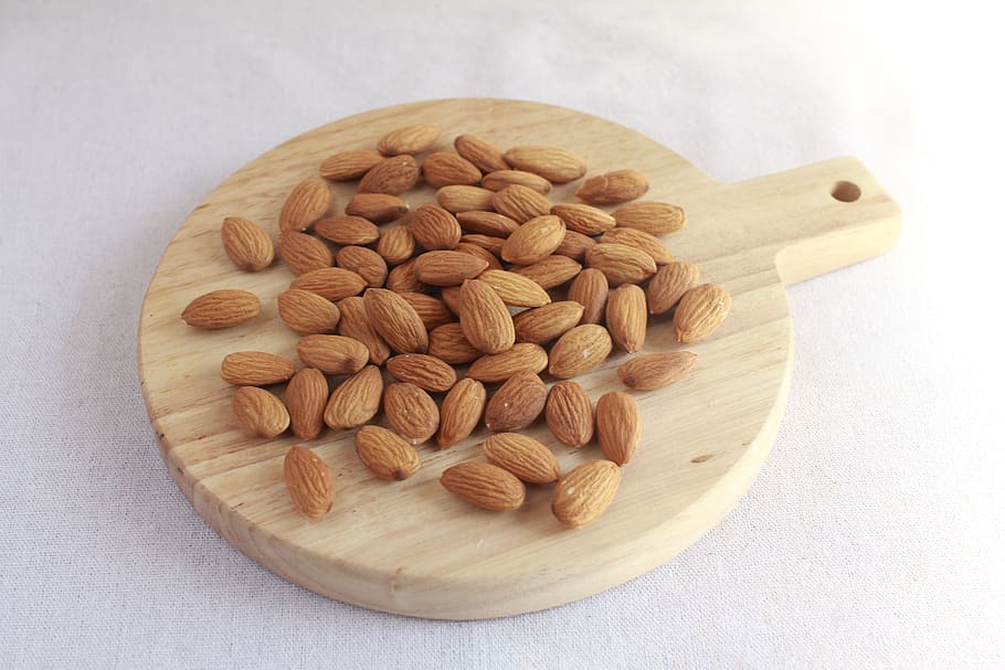 almonds, raw almonds, california almonds, food and drink, food, indoors, healthy eating, wellbeing, nut, nut - food