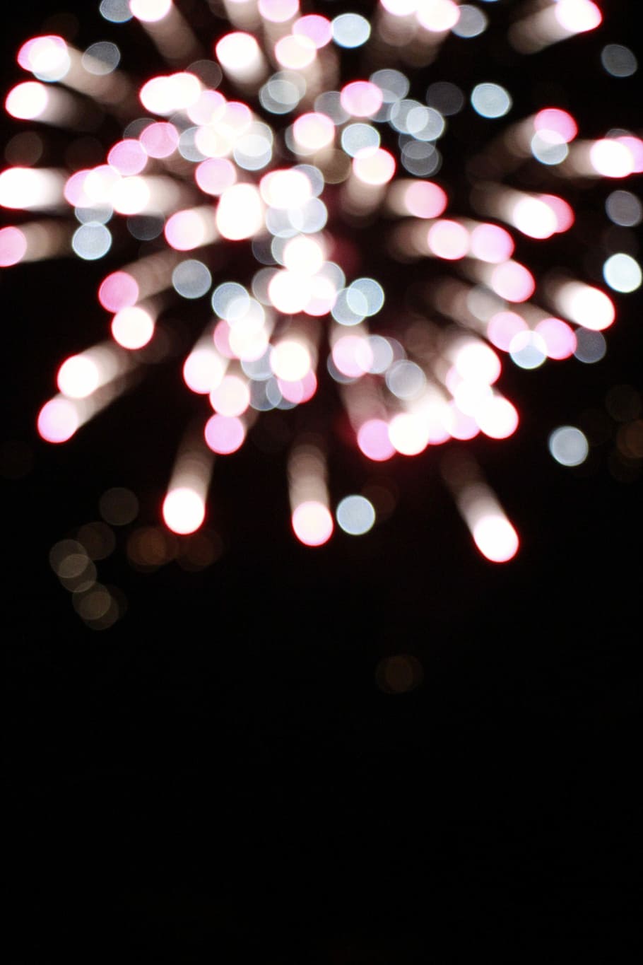 Fireworks, Dark Night, Shiny, the dark night, christmas, defocused, abstract, celebration, backgrounds, glowing