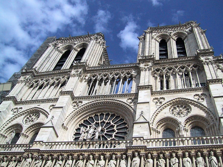 Notre Dame, París, Francia, viajes, arquitectura, turismo, cielo, iglesia, catedral, lugar famoso