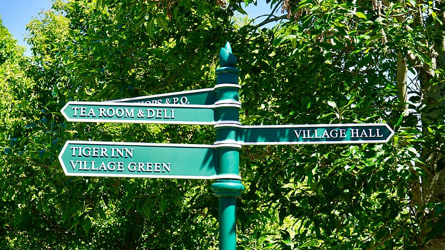Sign Post, Directions, Road, post, sign, way, signpost, arrow, guide, crossroads