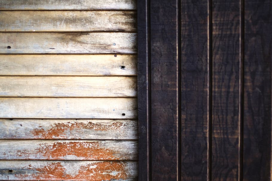 papan kayu coklat, coklat, hitam, kayu, papan, dinding, pola, kayu - bahan, latar belakang, close-up