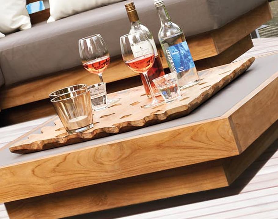 kayu, meja, seloki, gelas, alkohol, minuman, putih, merah, anggur, sofa