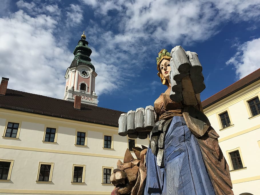 aldersbach, monastery, brewery, bavaria, beer, old brewery, monastery brewery, beer garden, building exterior, built structure