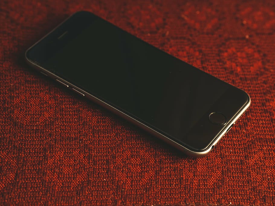 ruang, abu-abu, iphone 6, menampilkan, hitam, layar, ios, iphone, itunes, internet