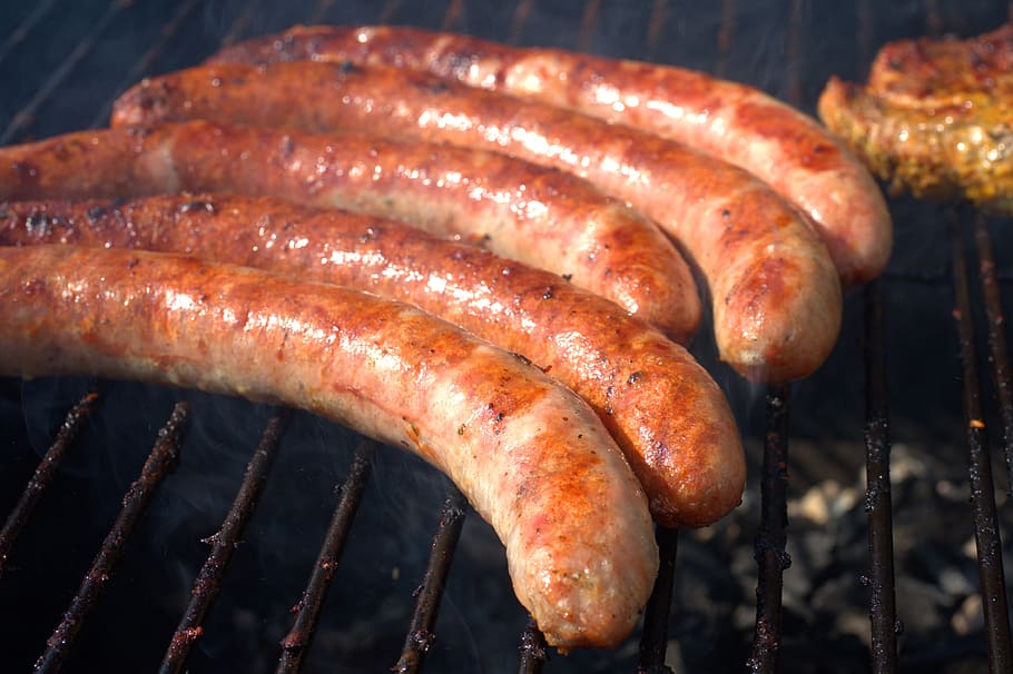 grill sausage, grill party, festival, barbecue, bbq, grill, bratwurst, grilling, meat, grilled meats