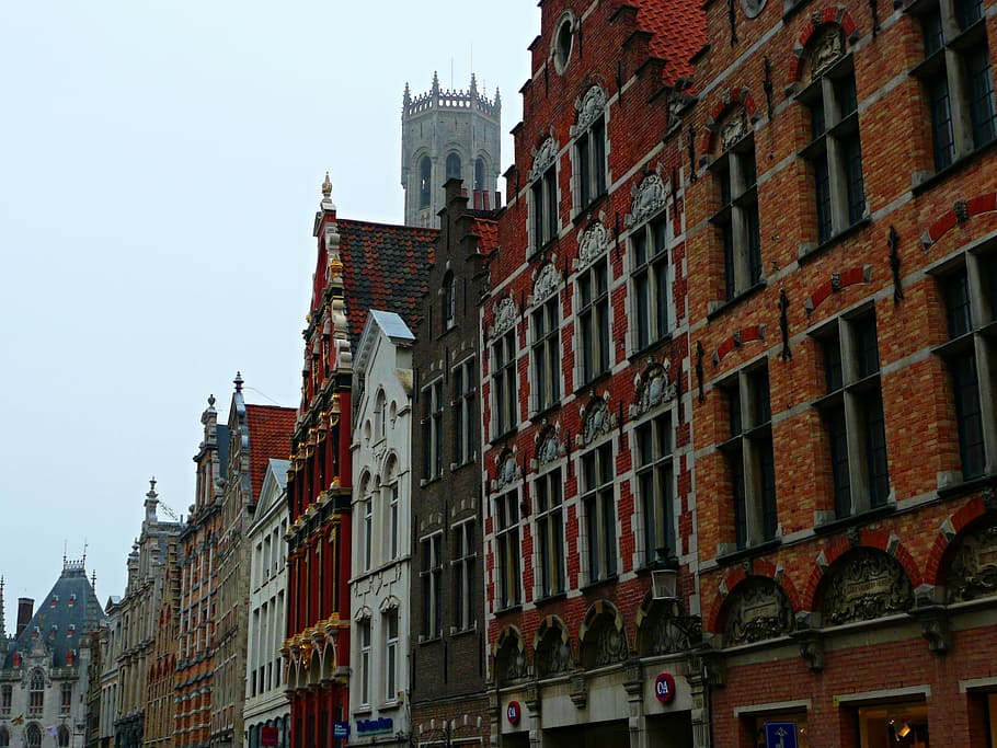 bruges, brugges, belgium, city, architecture, buildings, colorful, historical, old town, city ​​center