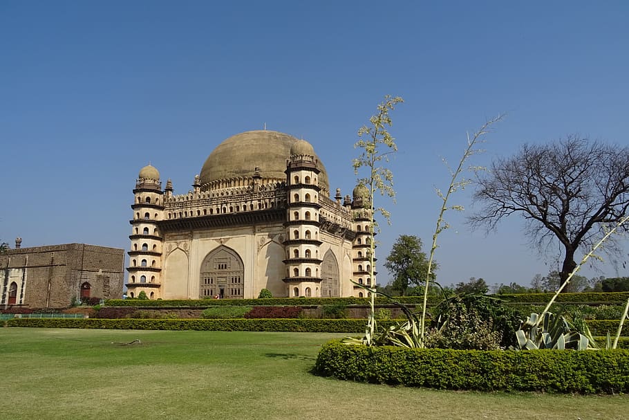 Gol Gumbaz, Mausoleo, Monumento, Mohammed Adil Shah, Bijapur, tumba, circular, cúpula, Deccan, arquitectura