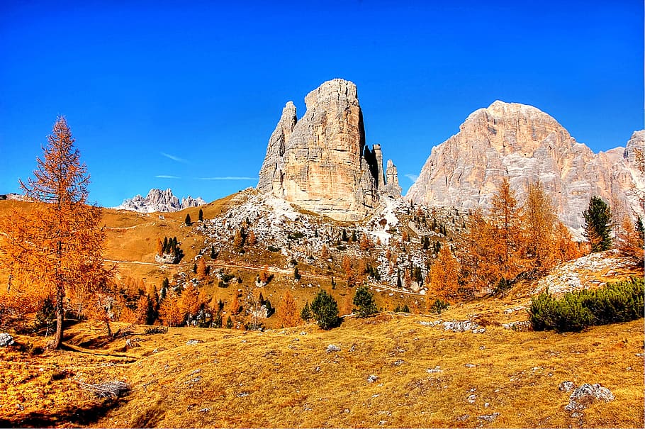 dolomites, mountains, italy, alpine, view, nature, landscape, rock, alpine panorama, belluno