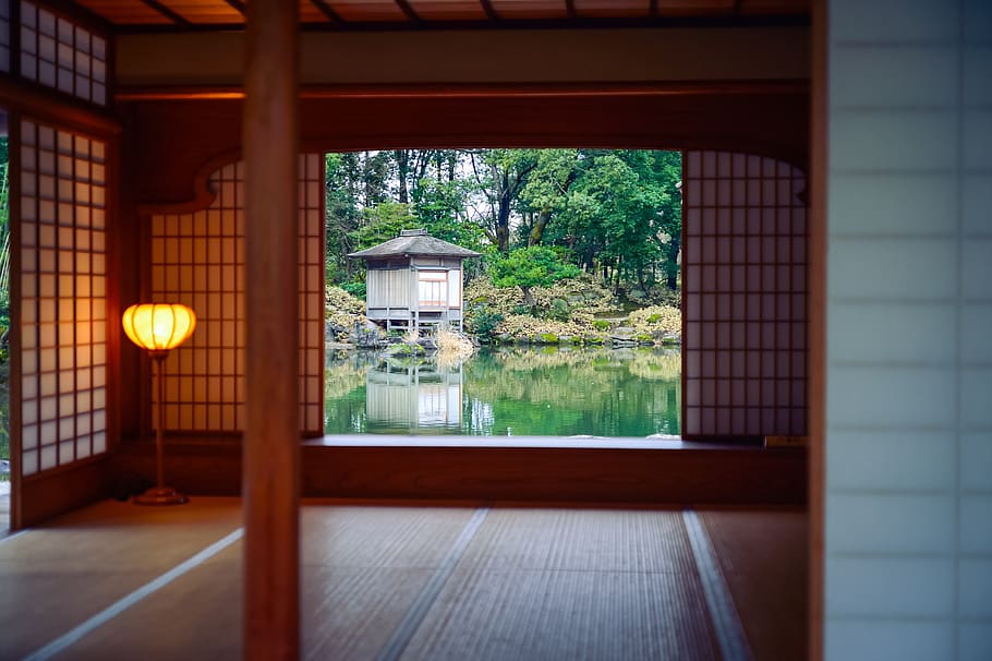 japão, paisagem, casas, casa do japão, mansão, jardim, museu, jardim do japão, arquitetura, estrutura construída